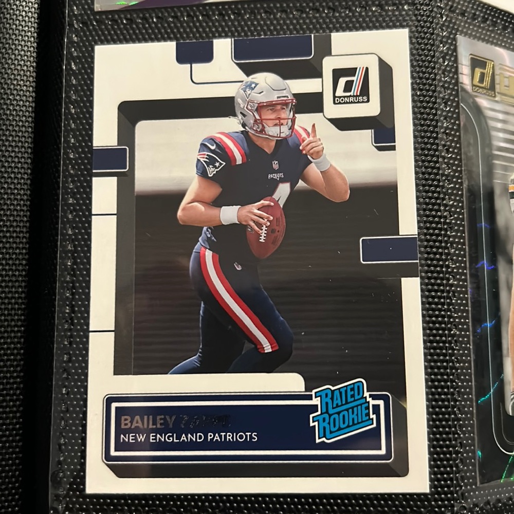 Bailey zappe rookie card